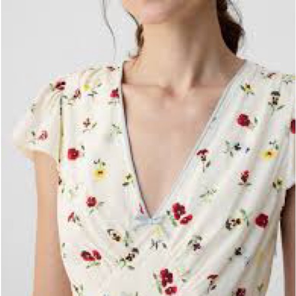 NWT Doen x Gap floral dress - size 8 - Picture 2 of 4